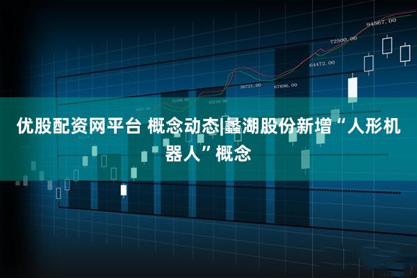 优股配资网平台 概念动态|蠡湖股份新增“人形机器人”概念