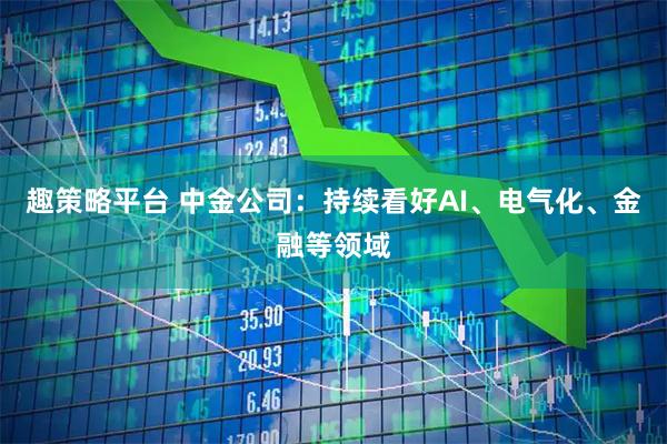 趣策略平台 中金公司：持续看好AI、电气化、金融等领域